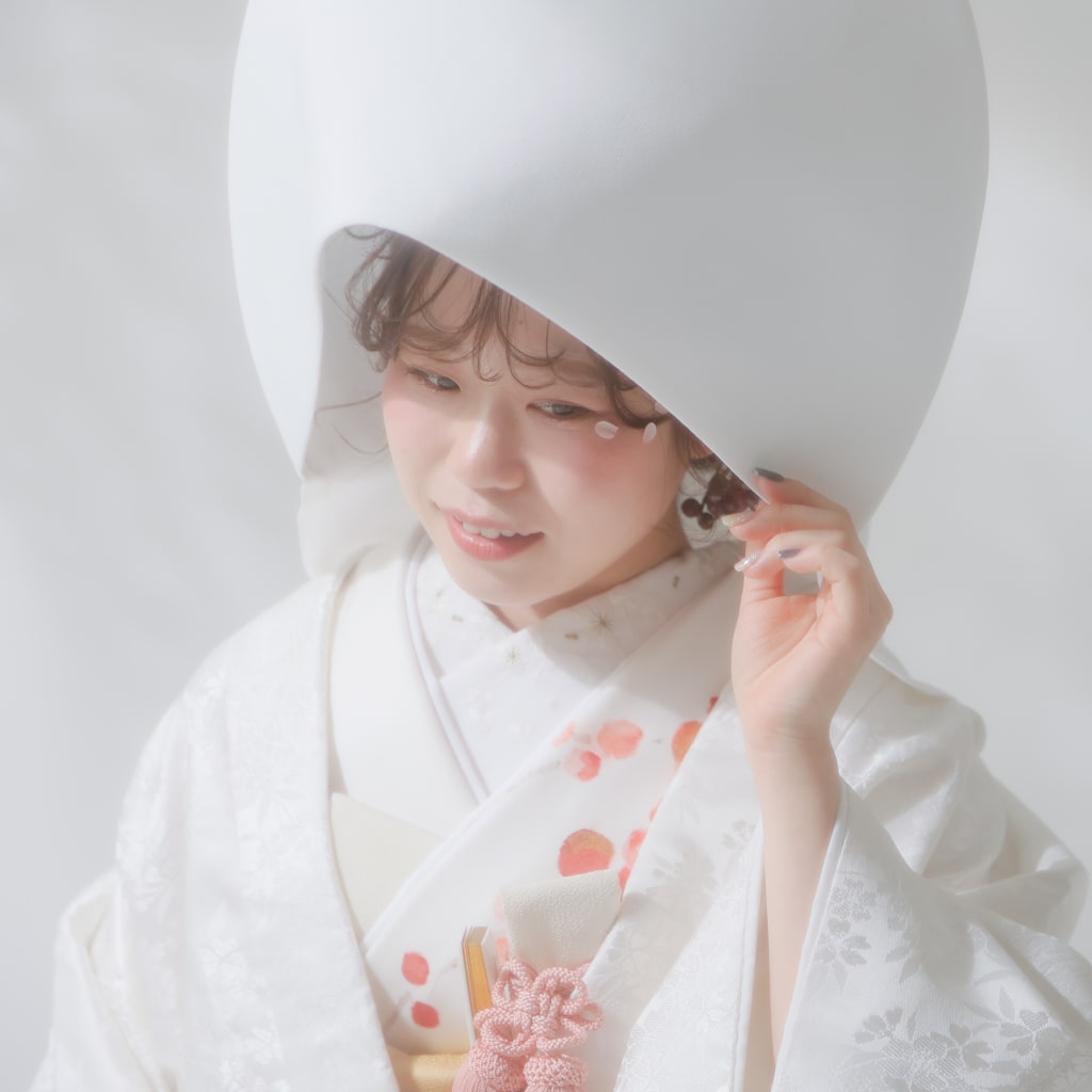 白無垢⇔綿帽子