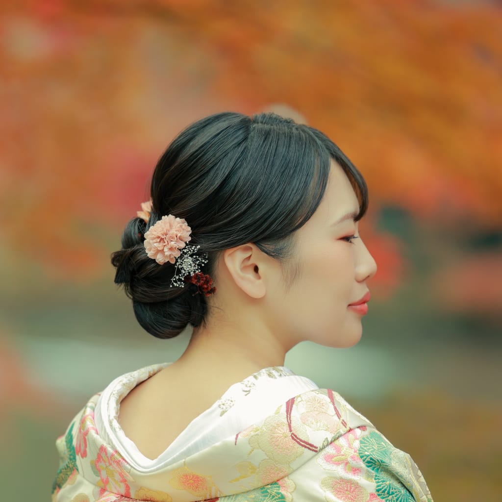 和装から洋装へ、イメージチェンジフォト