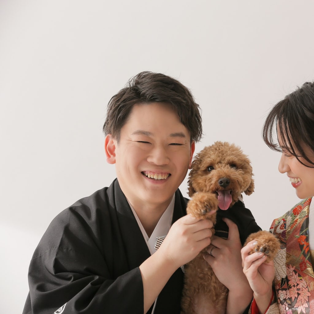 【ペット撮影】わんちゃんと一緒にフォトウェディング特集