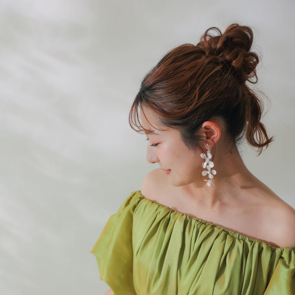 カジュアルドレスのヘアメイク♡