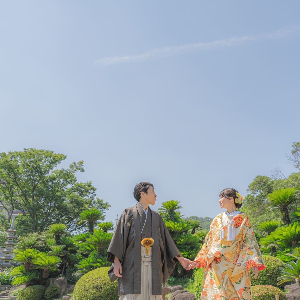 快晴の相楽園