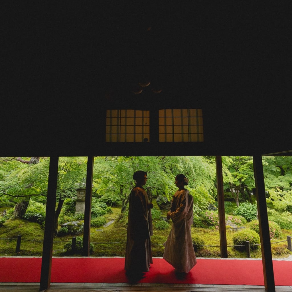 圓光寺で紡ぐ、白無垢と紋付の美しき瞬間