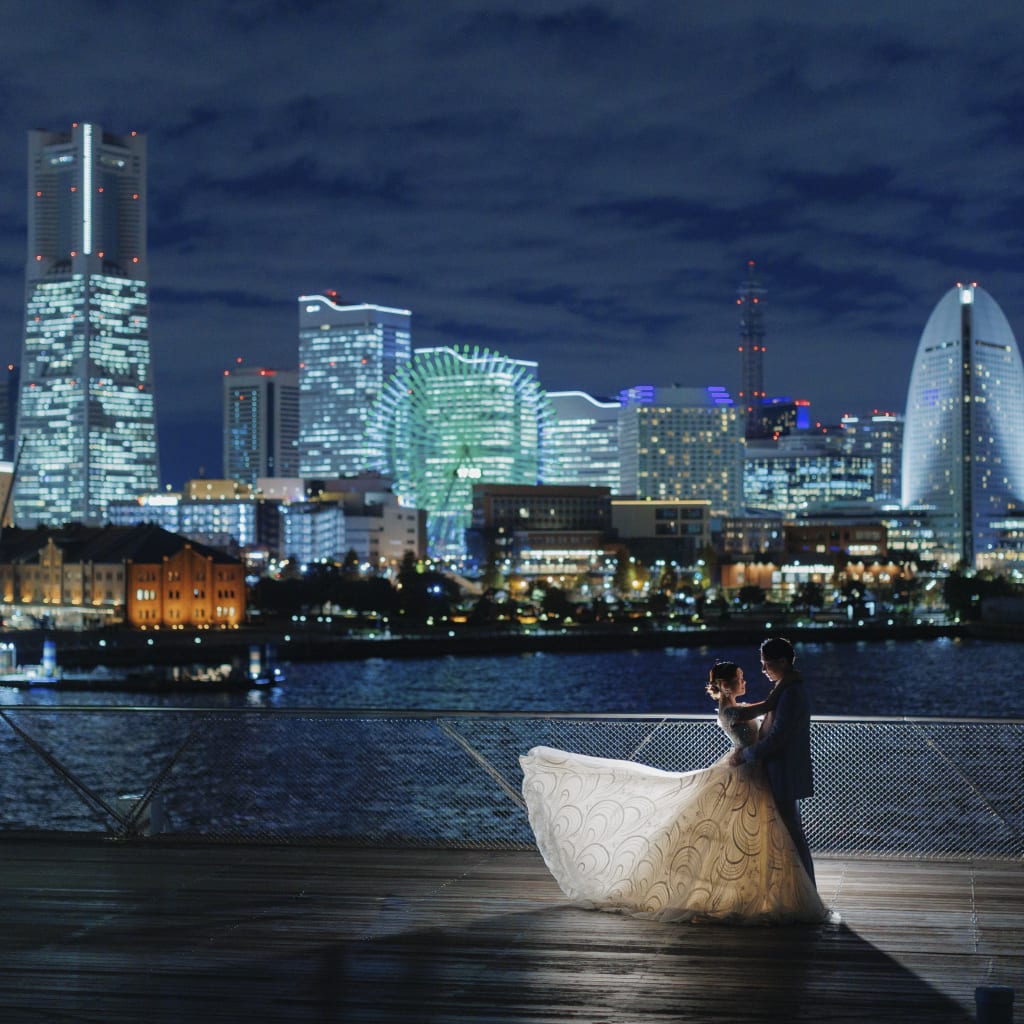 大桟橋夕景〜夜景ロケーション