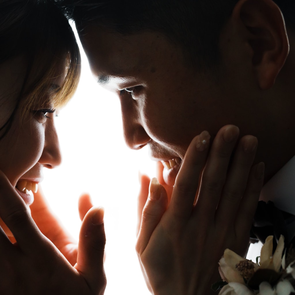 洋装ハウススタジオで自然な雰囲気で