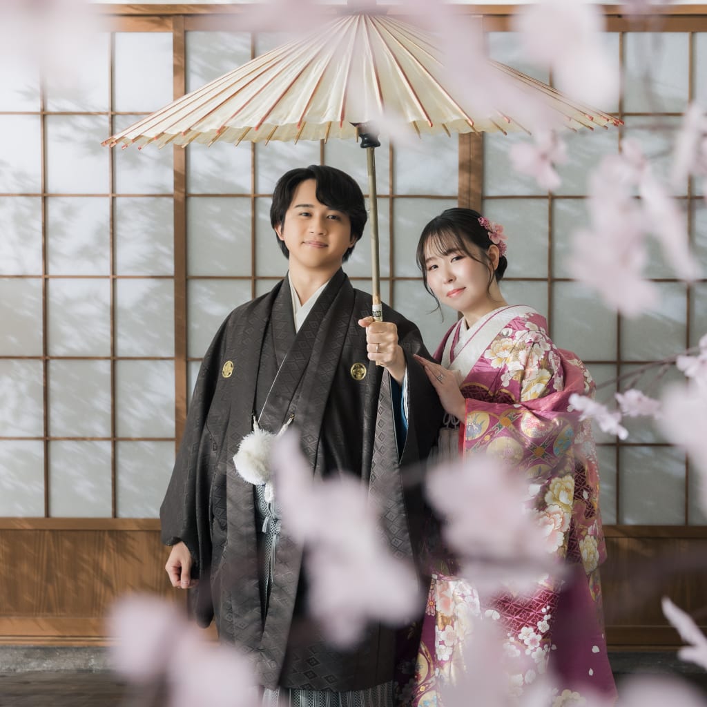 屋内庭園で春先取り🌸🌸