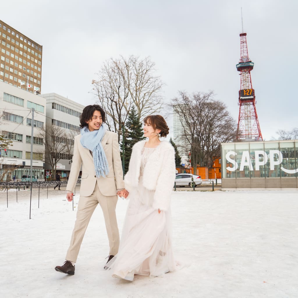 札幌の街ロケーションは大通公園で決まり♪