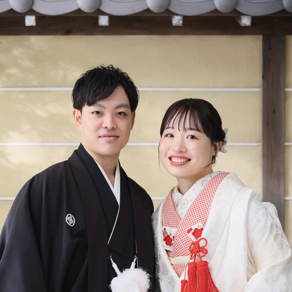 屋内庭園スタジオで！！特別な和装ウェディングフォト