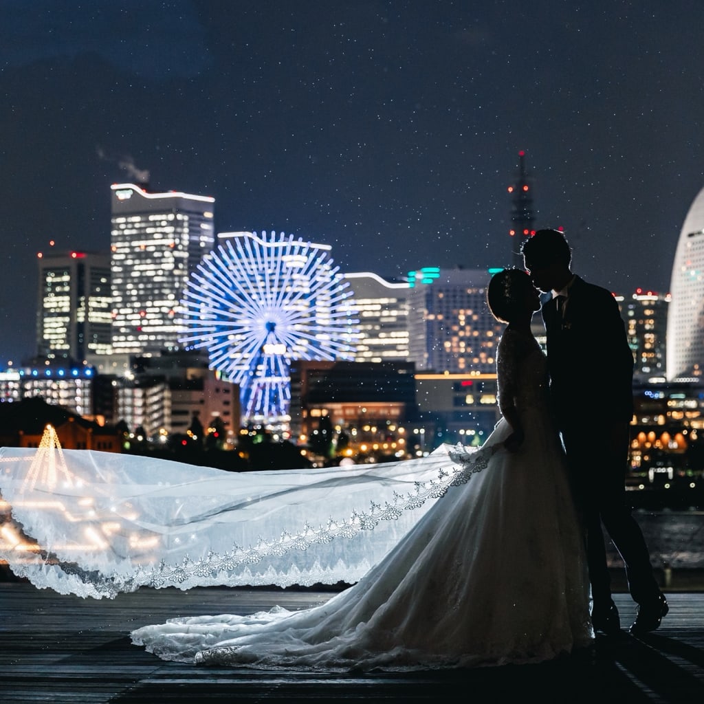 大桟橋　夜景撮影