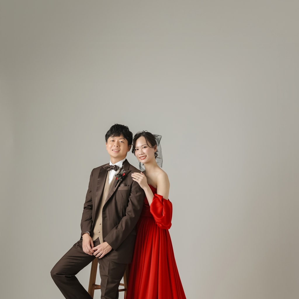 ２点のドレスをスタジオで！