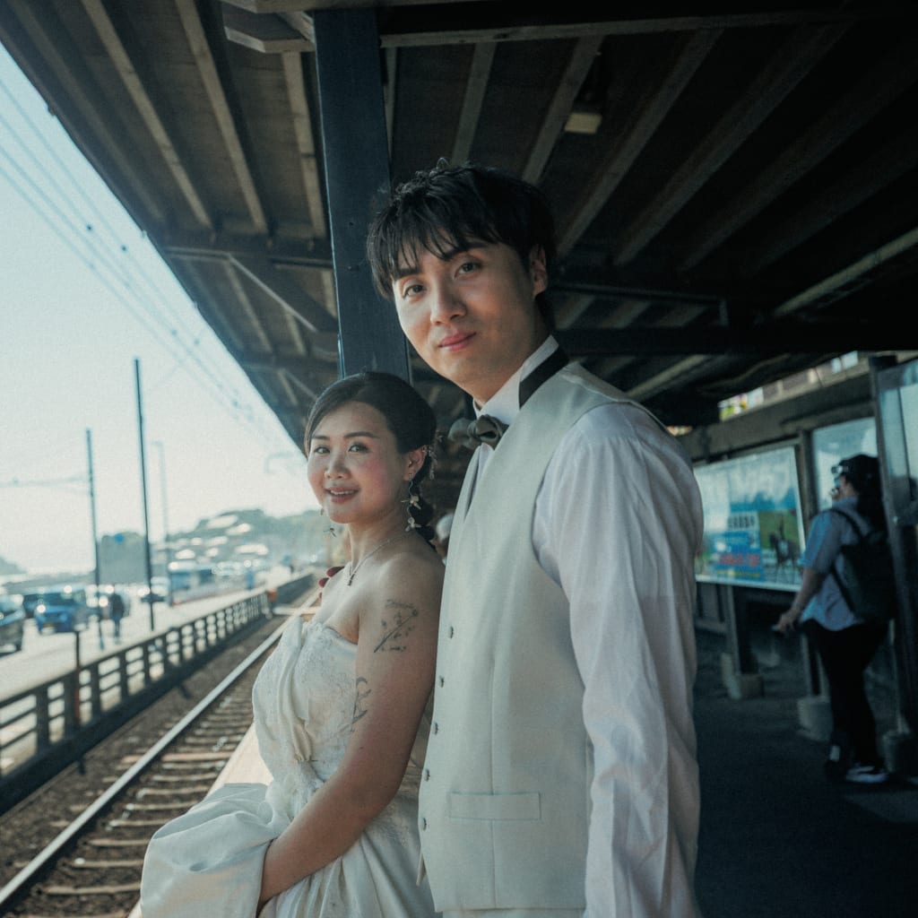 妙本寺と江ノ島の海で和洋ロケーション！