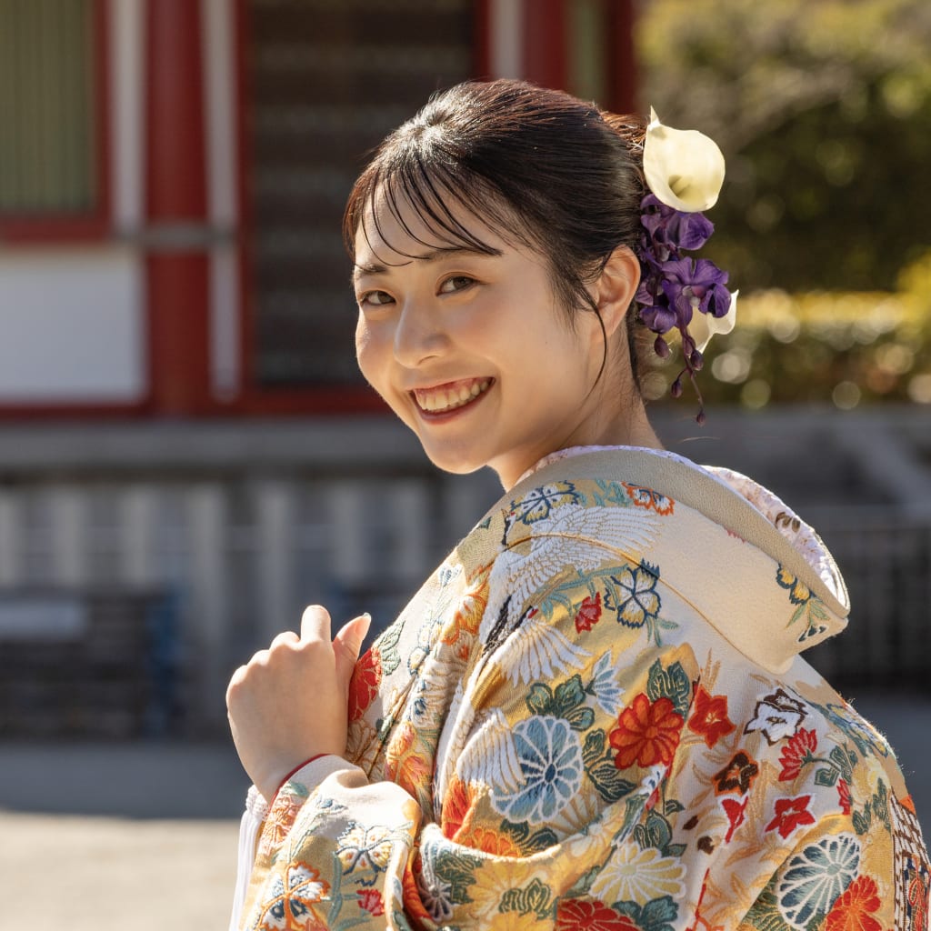 カチモリ風アップスタイル
