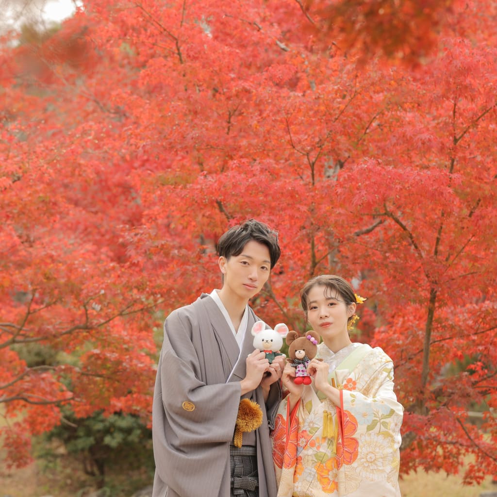 真っ赤な紅葉と🍁八坂＆円山公園