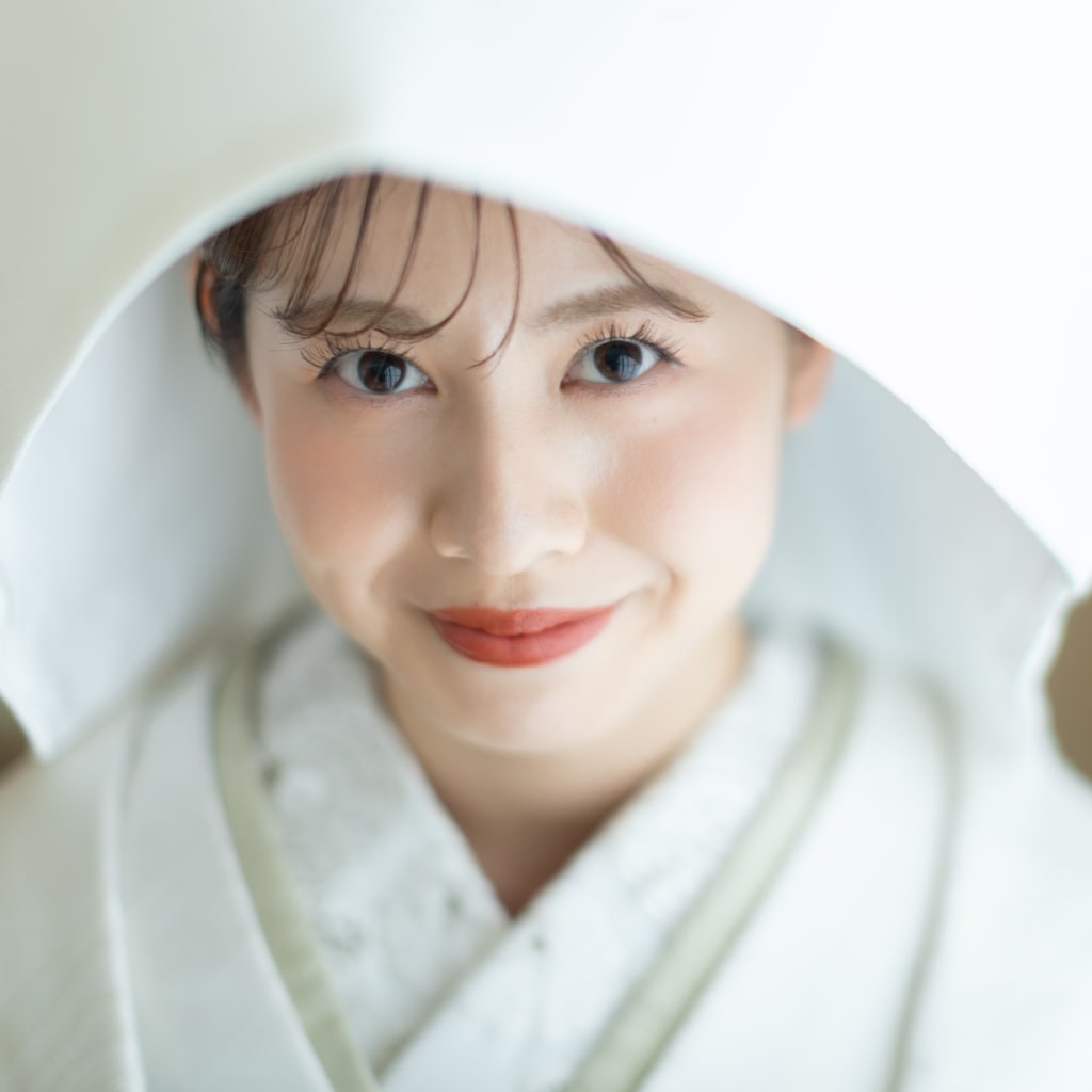  白無垢×洋髪スタイル