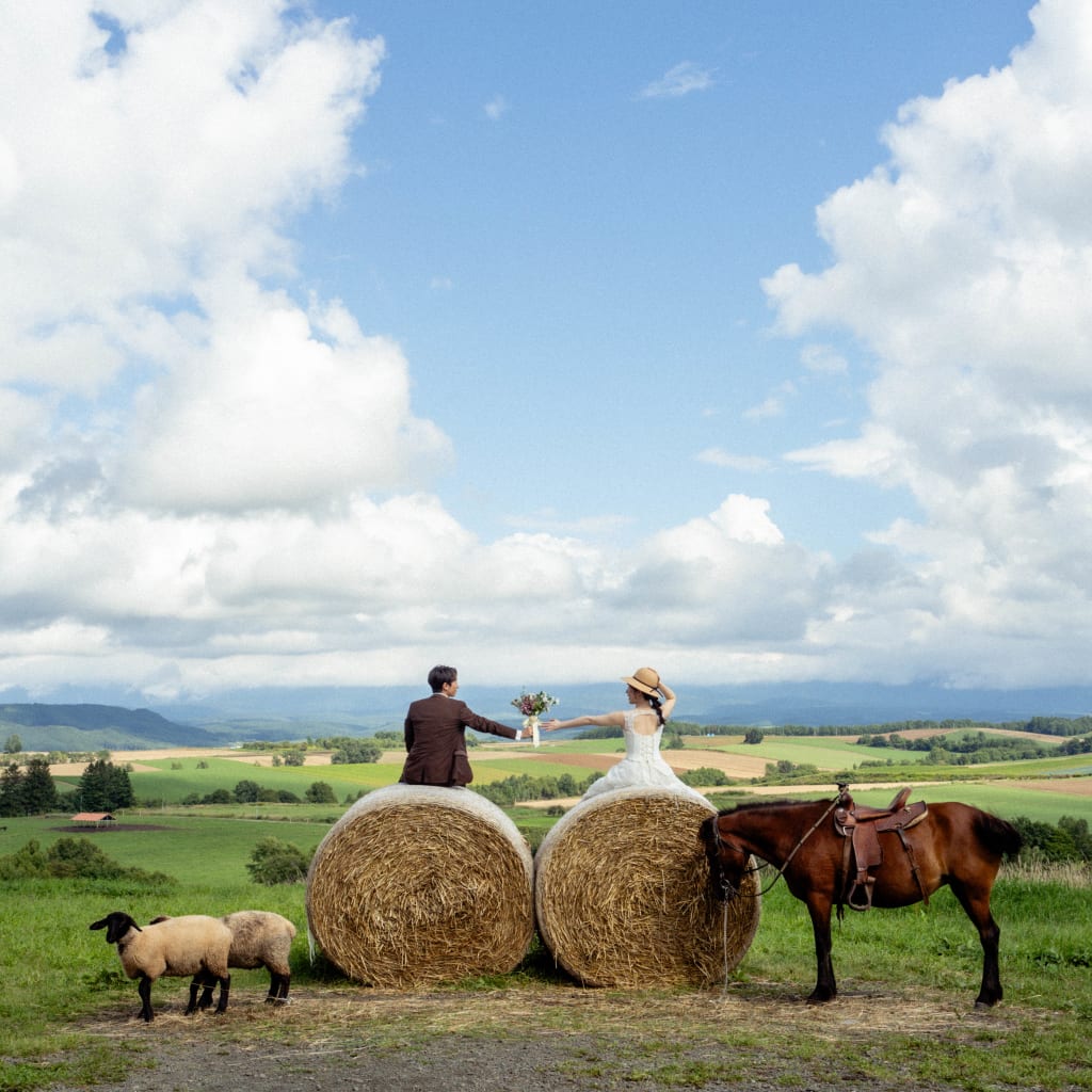 北海道をめぐるフォトウェディング