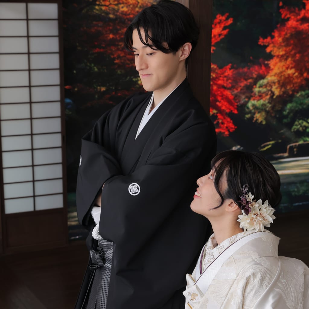 表情豊かなお二人との和装撮影！