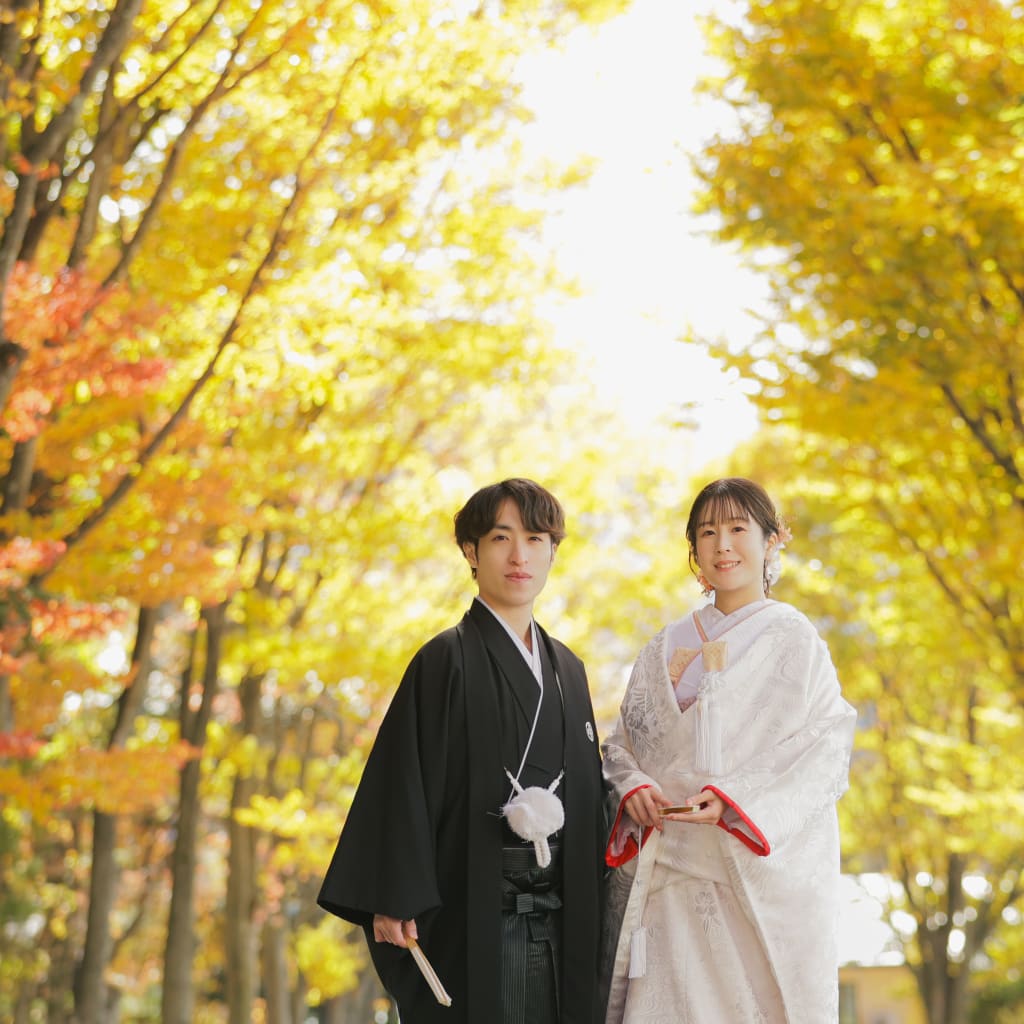 11月の軽井沢、和装がこんなに映える。秋色に包まれるフォトウェディング🍁
