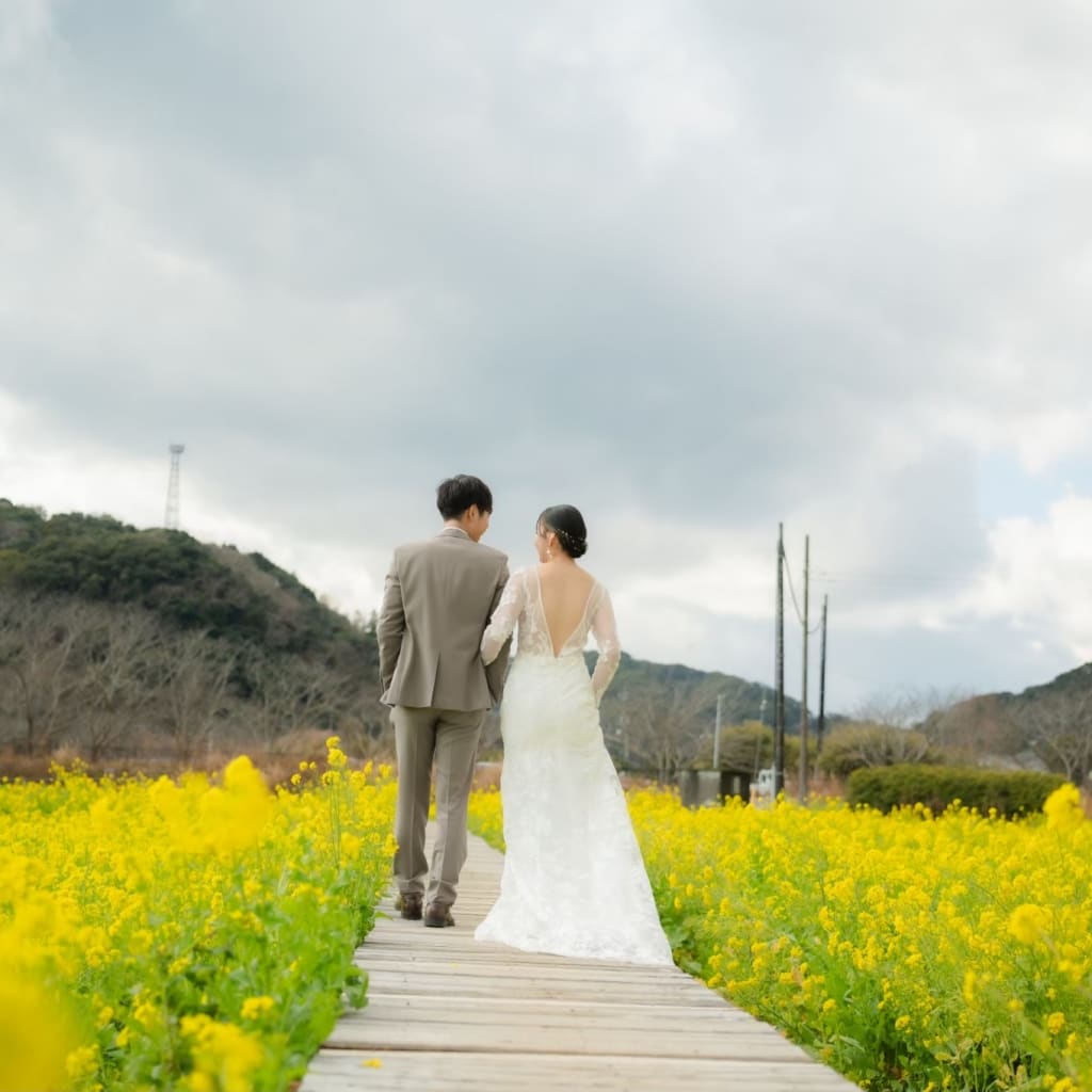 河津桜×菜の花ロケーション