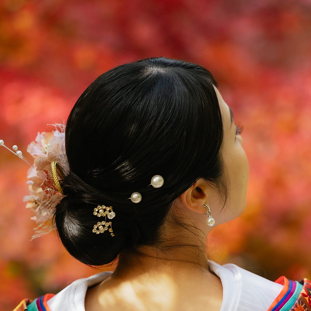 つるっと綺麗めシニヨン