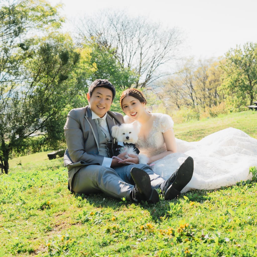 愛犬と一緒に叶える、軽井沢ウエディングフォト