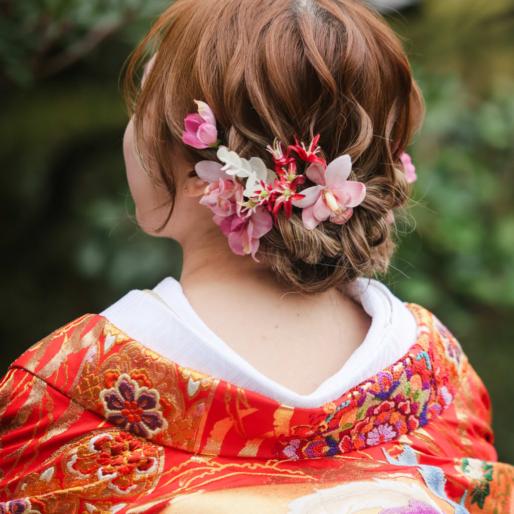 花嫁様に人気のヘアスタイル