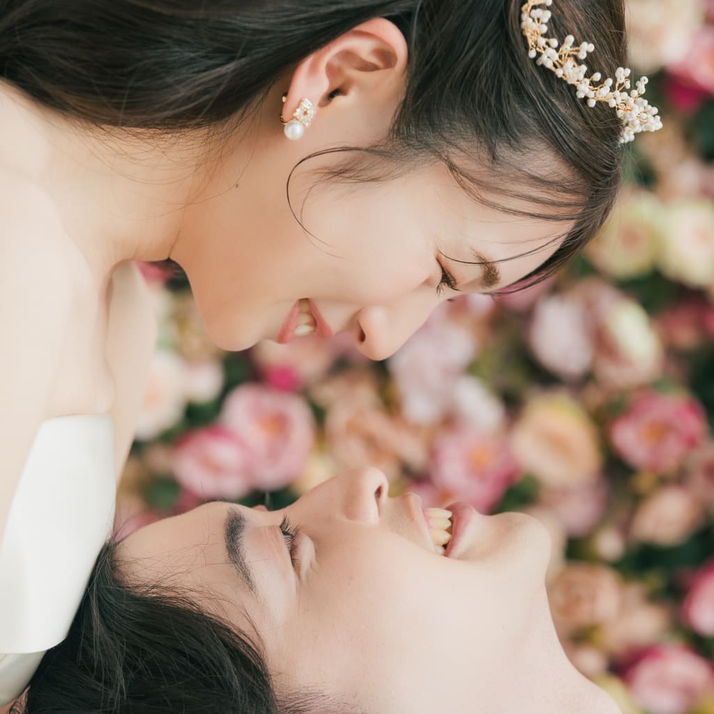 スタジオでナチュラル綺麗めスタイル🌱