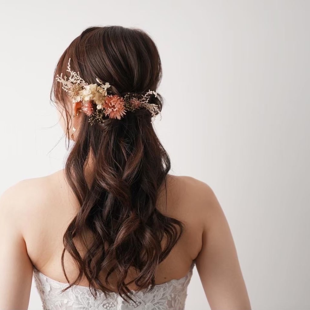 ゆるふわハーフアップ🧚🫧