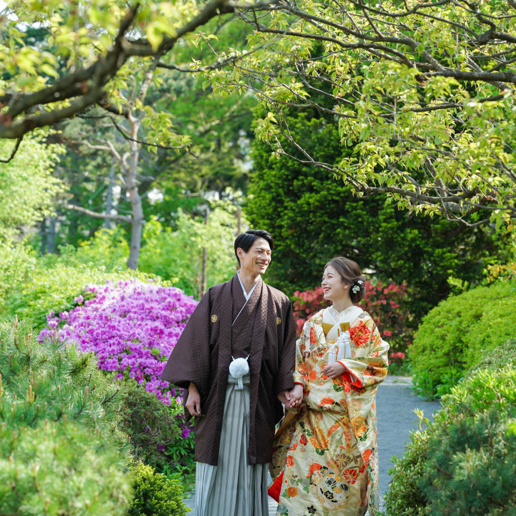 紫陽花➕日本庭園で情緒あるワンショットを✨