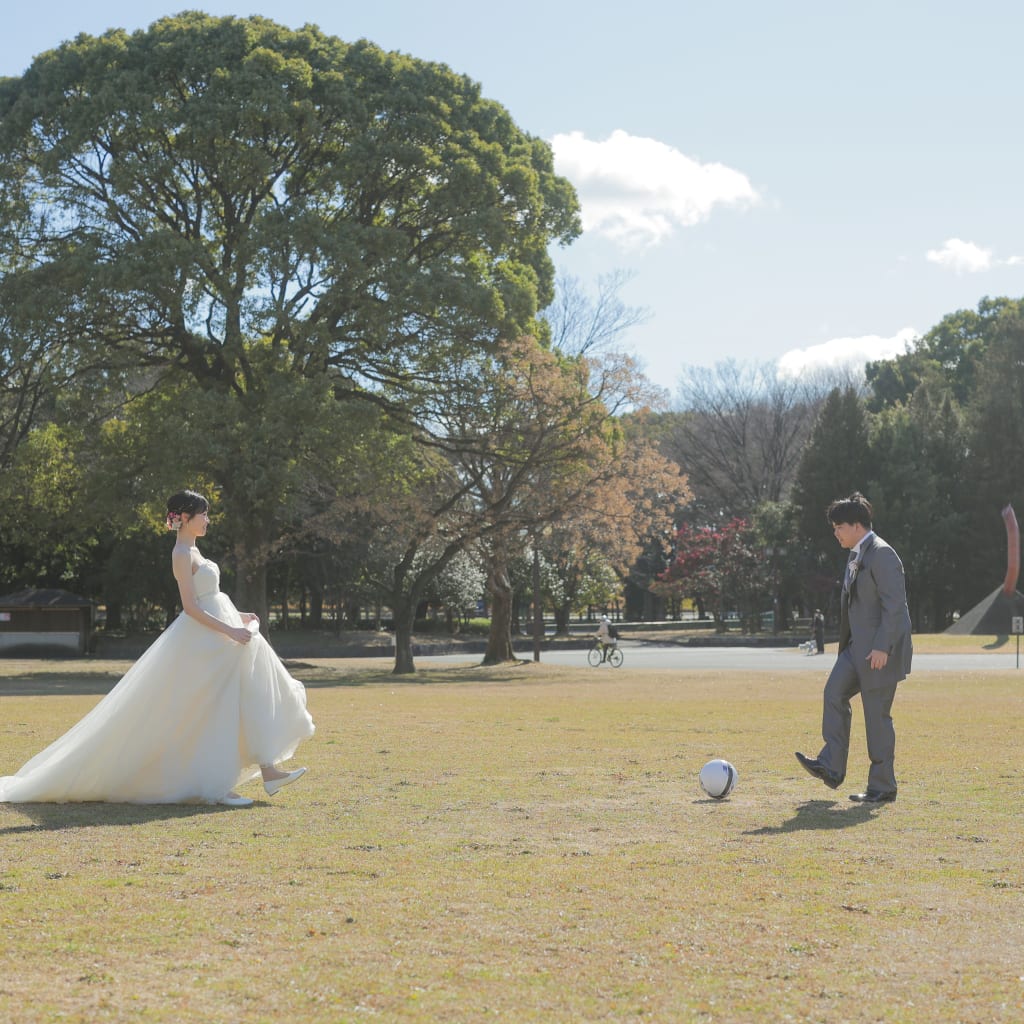庄内緑地ロケーション撮影