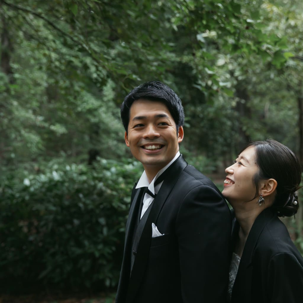 緑の洋装ロケーション