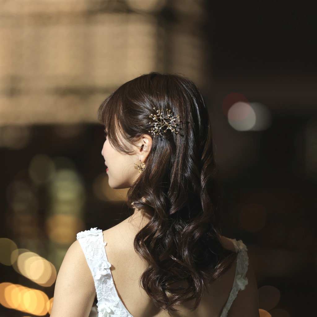 洋装ヘアスタイル