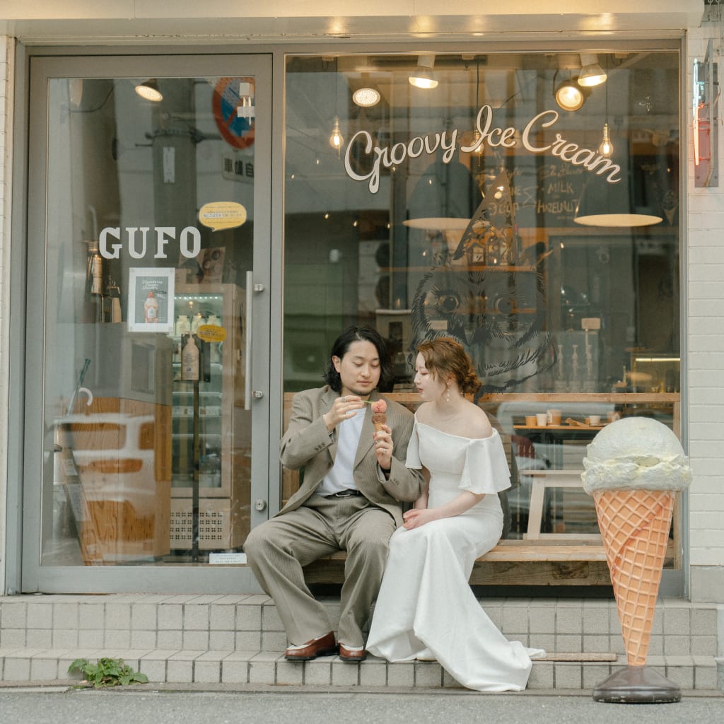 おしゃれなカフェで。🧁♡