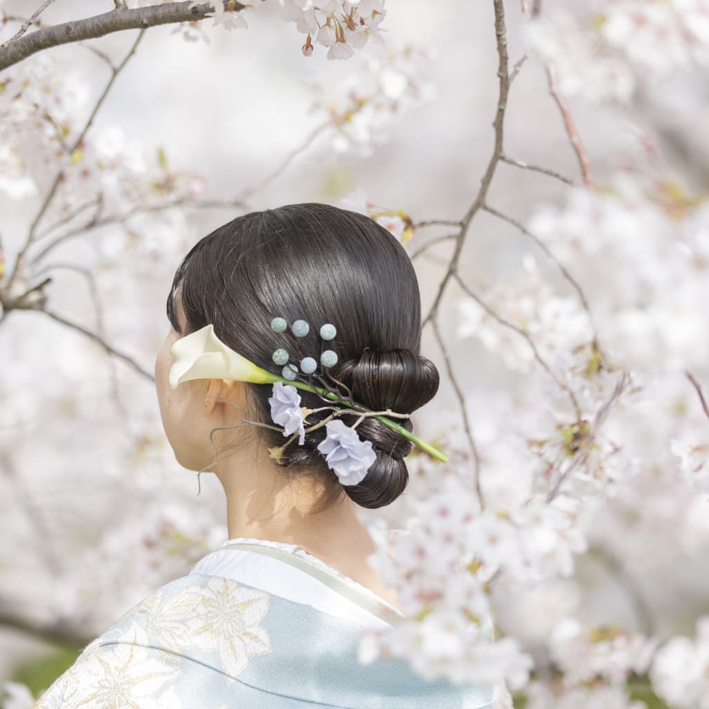 個性派シニヨン
