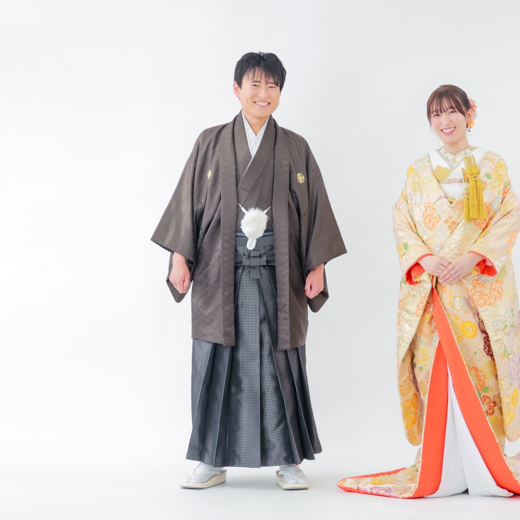 シンプル背景で和装が映える!ハウススタジオ撮影