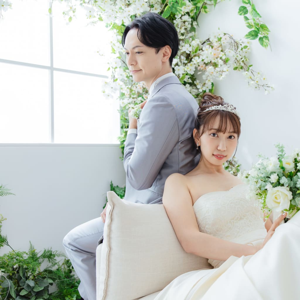 お二人らしく自然な撮影を