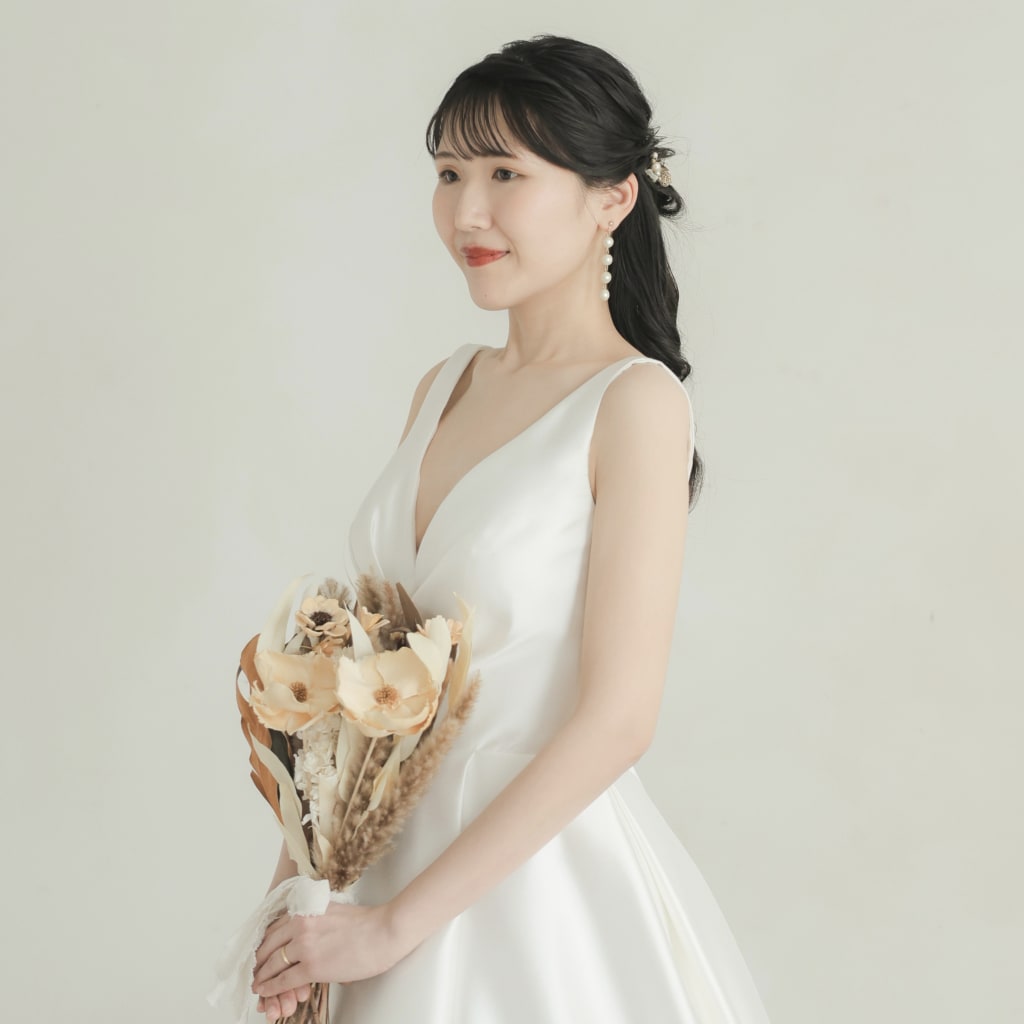 洋装ハーフアップスタイル💍