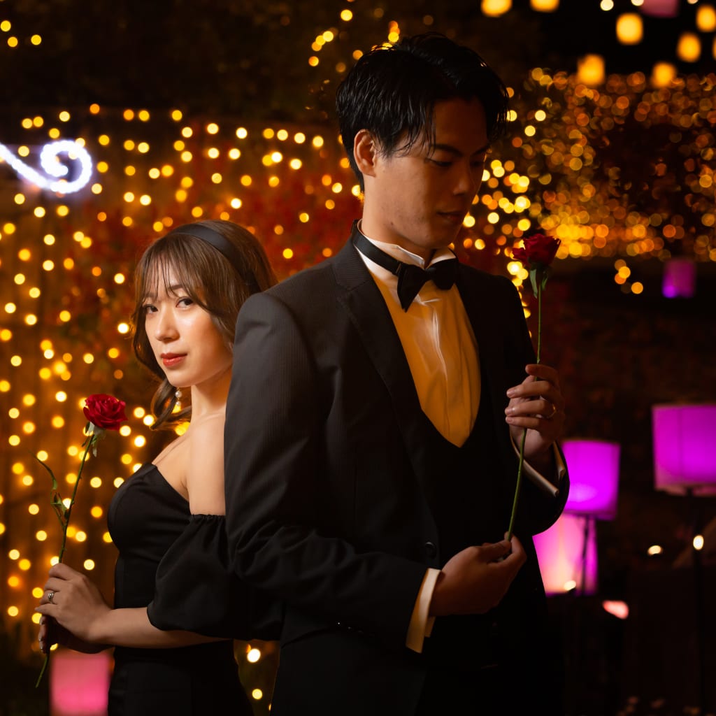 和装洋装ロケーション&光の遊園地撮影