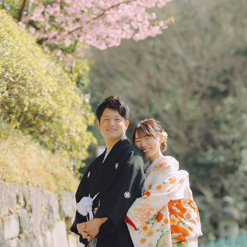 小春日和の八坂で京都フォトウェディング♡