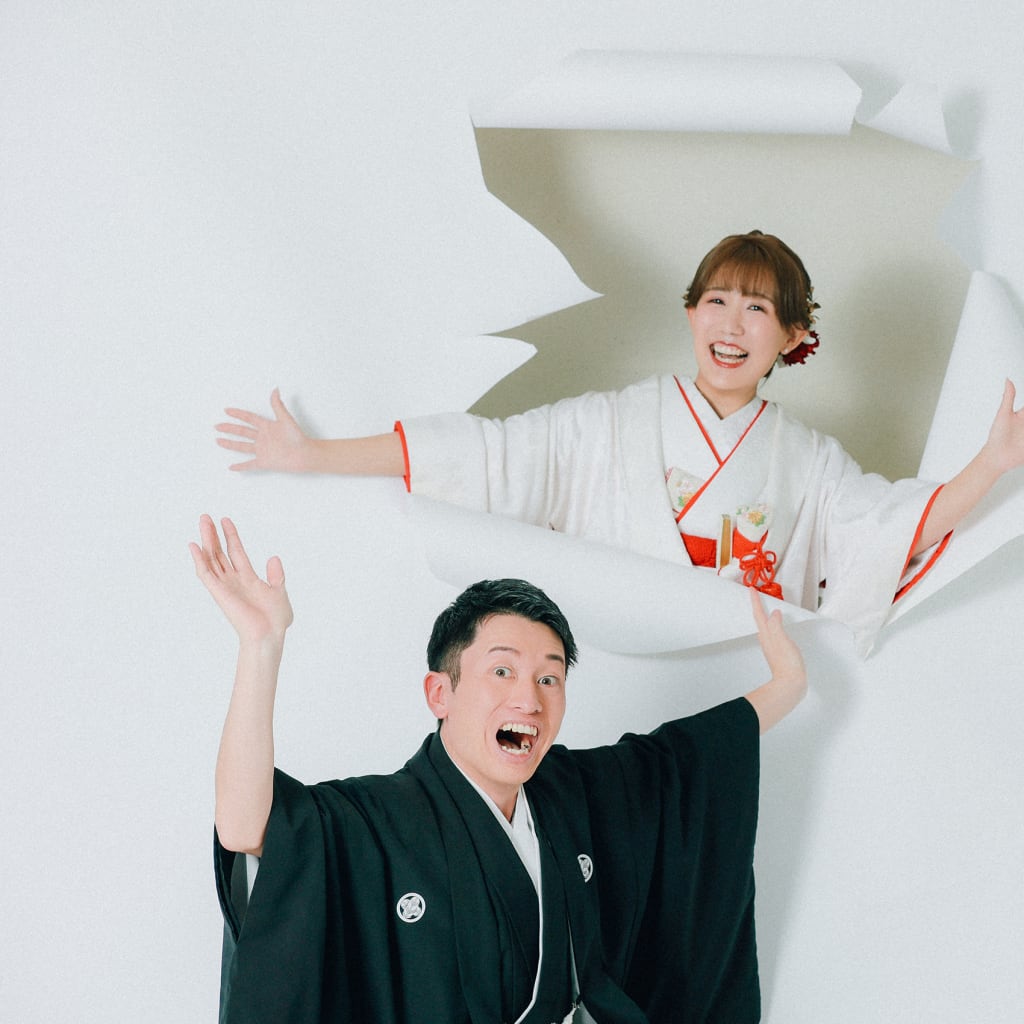 インパクト大！元気にスタジオ撮影