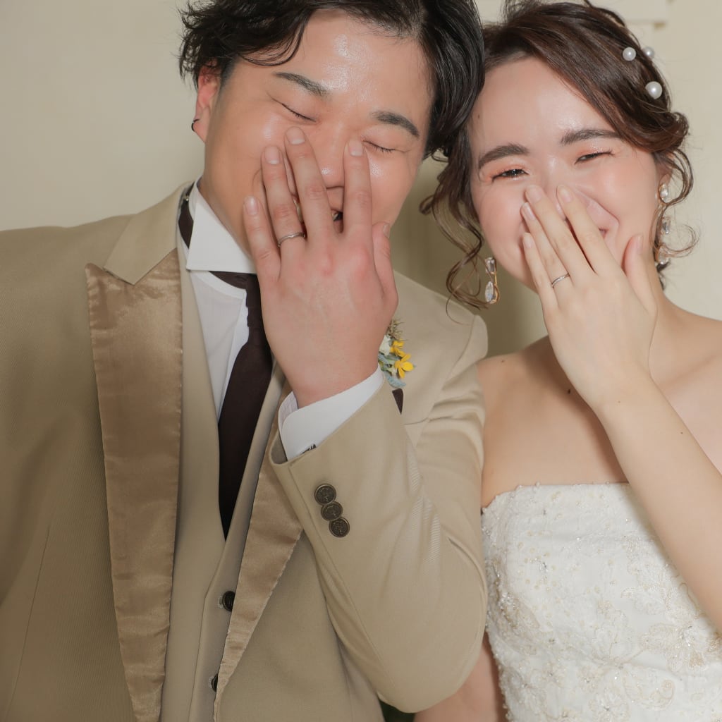 幸せ溢れるおふたり♩