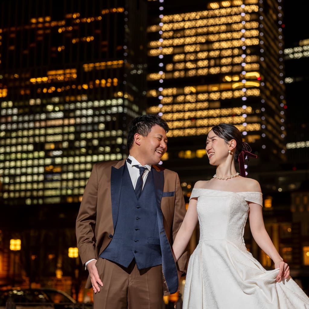 東京駅の夜景イルミネーション撮影！