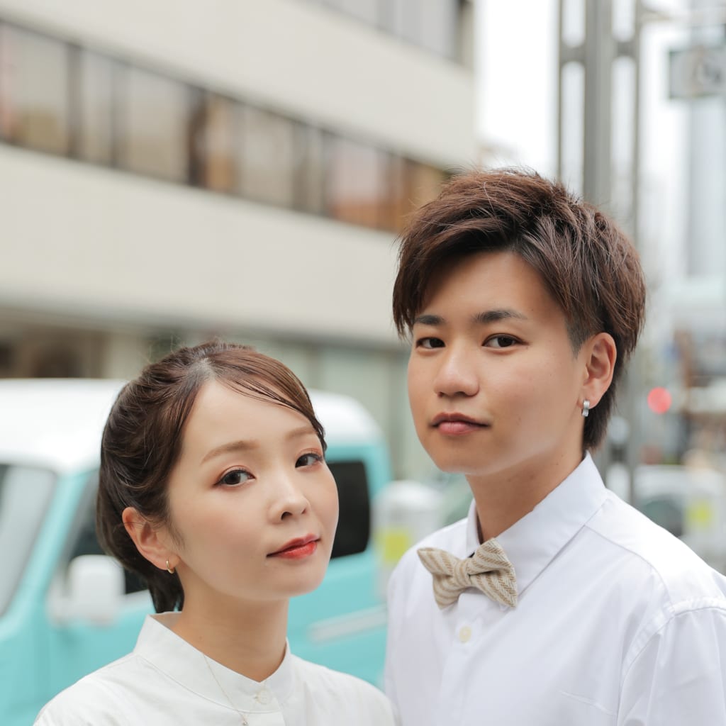 撮影後、私服でお散歩撮影♪
