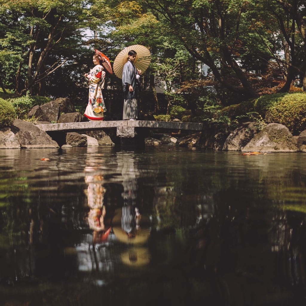 大田黒公園での和装撮影👘