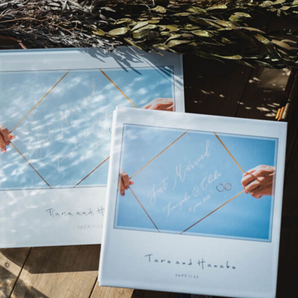 前撮りと挙式、まとめて1冊のアルバムが作れます