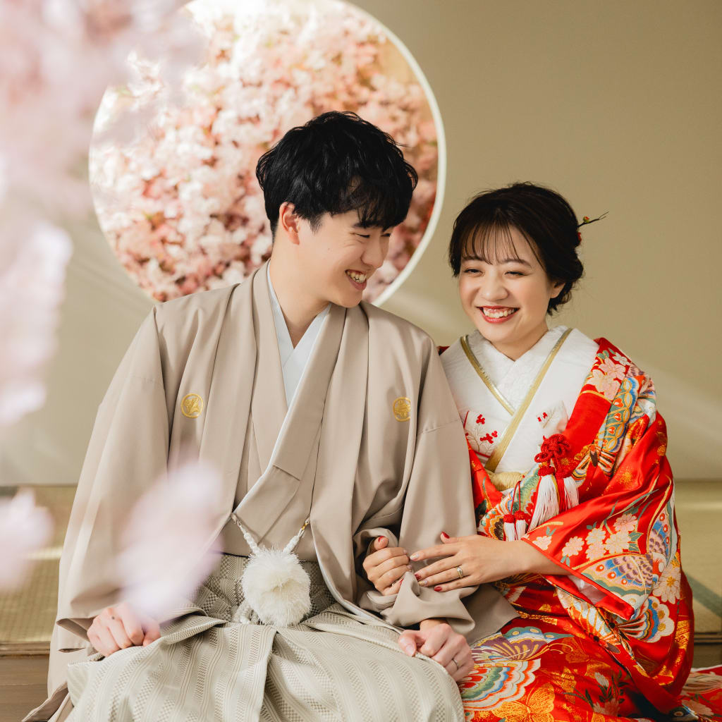 【スタジオAQUA】屋内庭園スタジオでお二人らしく！