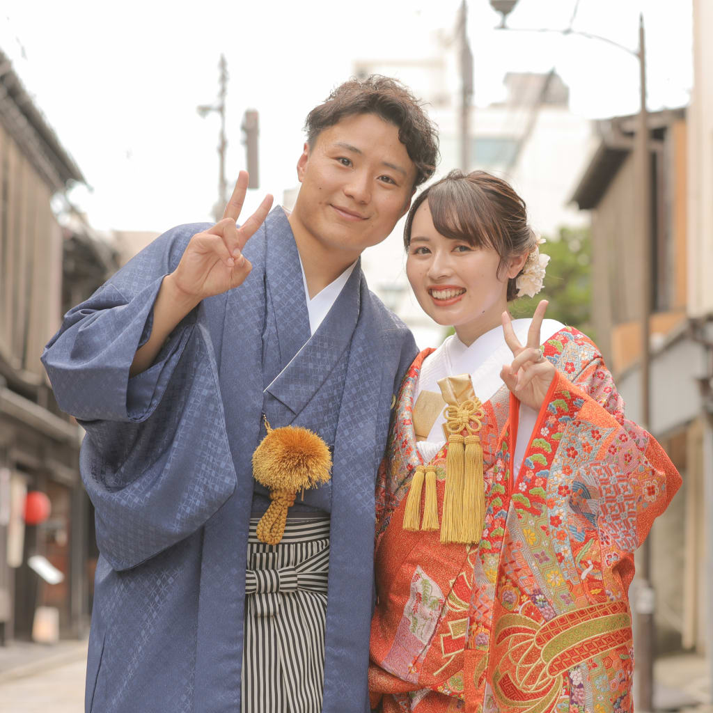八坂から祇園をめぐる和装フォトウエディング♪