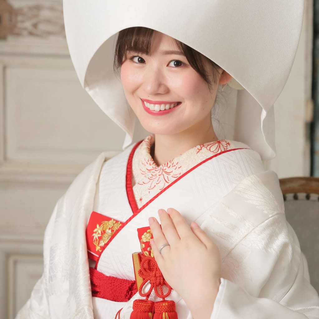 洋髪綿帽子 スタジオaqua 浅草店 前撮り フォトウェディング