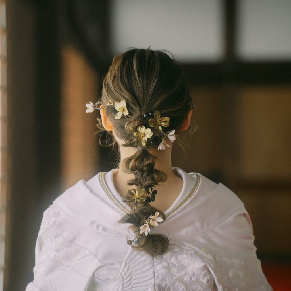 編みおろしスタイル