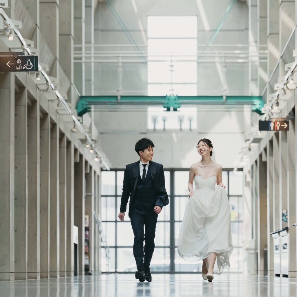 印象的なウェディングフォトを。