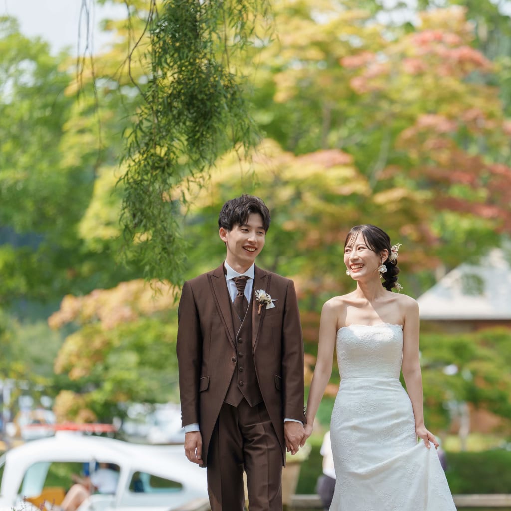 軽井沢の緑との撮影！