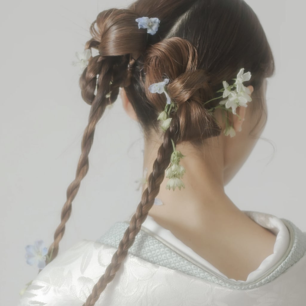 生花×ツインアレンジ